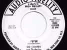 Mod Popcorn Tittyshaker 45 SID COOPER Fever/Moanin' Audio Fidelity HEAR Rare