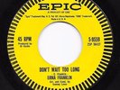 Northern Soul 45 ERMA FRANKLIN Don't Wait Too Long/Time After Time HEAR Killer