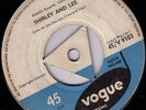 SHIRLEY & LEE/SKINHEAD REGGAE/VOGUE 45/LOVE NO ONE BUT YOU - ILL THRILL YOU RARE