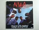 NWA Staight Outta Compton ORIGINAL UK VINYL + Original Press release material
