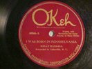 78- OKEH  40544- KELLY HARRELL - BORN IN PENNSYLVANIA /PEG AND AWL