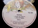 GENESIS Trespass 1972 UK CHARISMA - LARGE HATTER - LYRIC INSERT - NEAR MINT