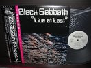 Black Sabbath Live at Last Japan Orig. PROMO LP OBI INSERT WHITE LABEL NM
