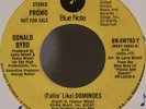 Donald Byrd 45 Fallin Like Dominoes 1975 Jazz Funk PROMO Stereo/Mono Blue Note