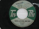 HARVEY usa 45 SHE LOVES ME SO/ANY WAY YOU WANTA vocal TRI-PHI VG+ N/A 45 rpm vin