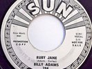 BILLY ADAMS rockabilly W.L.Promo 45 Reconsider Baby / Ruby Jane orig.SUN F2100