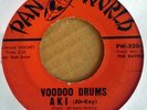 EXOTICA / POPCORN - AKI ALEONG - VOODOO DRUMS b/w FALL IN LOVE.. - PAN WORLD 45