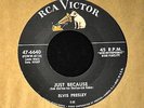 CLEAN ORIGINAL Elvis Presley RCA 6640 Just Because and Blue Moon