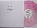 Clash - Live At Mont De Marsan LP CLEAR PINK SWIRLED VINYL Live France 1977 Punk