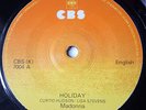 MADONNA holiday KENYAN PRESSING 45 CBS