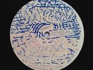 SUN RA vinyl LP ? Hidden Fire II 2 ? Saturn Research 1988 hand-drawn ink labels