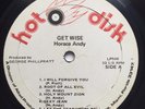 HOT DISK - HORACE ANDY - GET WISE - LP 33T '75 RARE ROOTS REGGAE EX- ?