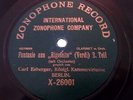 CARL ESBERGER clarinet FANTASY RIGOLETTO VERDI - Zonophone 10
