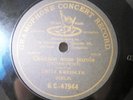 78rpm FRITZ KREISLER Violin - RARE G&T BERLIN 1904 - TCHAIKOVSKY Chanson sans P.