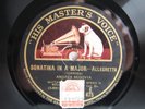 78rpm ANDRES SEGOVIA (Guitar Solo) plays BACH SUITE & TORROBA SONATINA - TOP