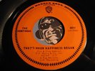 MONTANAS Garage Rock 45 That's When Happiness Began b/w Goodbye Little Girl VG++