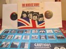THE BEATLES STORY..ORG 1964 2-LP MONO BRIT-POP BIO W/BLUE INNER SLVS EX