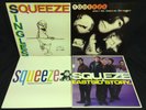 Squeeze LP Vinyl Record Lot: Singles Babylon and On Eastside Story + Sweets From