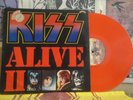 KISS, ALIVE II - UK RED VINYL DOUBLE LP CALD 5004