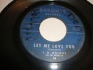 DOO-WOP/ R&B- J.D. WRIGHT- BARONET 45 RPM- LET ME LOVE YOU / MIDDLE NIGHT- HEAR