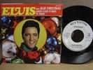 Elvis Presley Blue Christmas Santa Claus IsBack WHITE LABEL PROMO PICTURE SLEEVE