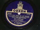 78 tours rpm jazz RAY VENTURA on Odeon label refrain Pierre Mingand