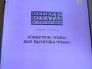 JOSEF SUK - JAN PANENKA / BEETHOVEN / SUPRAPHON