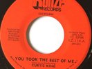 Deep Soul Funk 45 CURTIS KING You Took the Best of Me on RONZE VG+ hear MP3