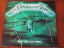 LP ROCK/ HARD METALLICA 'RIDE THE LIGHTNING ' POCHETTE VERTE