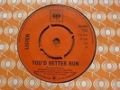 Listen - You'd Better Run 1966 UK 45 MOD/FREAKBEAT ROBERT PLANT LED ZEPPELIN