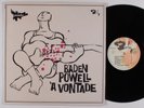 BADEN POWELL A Vontade BARCLAY LP VG++/NM france