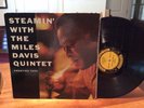 MILES DAVIS: Steamin' With....., Prestige Records, 1st, MONO OOP Jazz LP