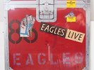 EAGLES-EAGLES LIVE ON ASYLUM ROCK LP-ORIGINAL SEALED 2LP, POSTER, EMBOSSED COVE