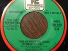 THE LOST GENERATION Your Mission 45, Rare Modern XO Soul Innovation II Promo