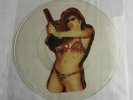 CRAMPS Bikini girls with machine guns RARE UK Uncut shape 12