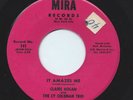 CLAIRE HOGAN/CY COLEMAN TRIO 45RPM '61 MIRA IT AMAZES ME RARE JAZZ VOCAL VG++