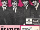 THE BEATLES 45 EP SHE LOVES YOU+PS SWEDEN RARE