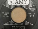 * STAN ROBINSON Rhinoceros MONSTER R&B POPCORN MOD ROCKABILLY Amy Promo 45 Hear