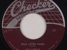 DALE HAWKINS: Four Letter Word / See you Soon Baboon CHECKER VG+ ROCKABILLY 45 