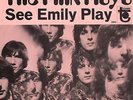 PINK FLOYD - SEE EMILY PLAY - HEAR 1967 PSYCH dj 45 & 1st Edition PICTURE SLEEVE