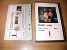 URIAH HEEP   VERY EAVY VERY UMBLE 1972 PINK ISLAND PAPER LABEL  CASSETTE  .,.,.,