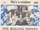 ROLLING STONES She's A Rainbow RARE Denmark 45 danish 2000 Light Years From Home