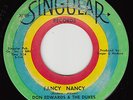 DON EDWARDS & DUKES - Singular 1001 - Fancy Nancy - 1957 ROCKABILLY 45