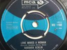 Rare Northern Soul 45 - Barbara Acklin-Love Makes A Woman-UK MCA