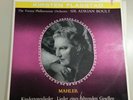 Kirsten Flagstad Mahler Kindertotenlieder Boult VPO Decca SXL 2224 Stereo NM
