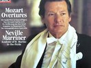 Neville Marriner RARE SIGNED AUTOGRAPHED LP Mozart Overtures ASD 4101