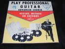 PLAY PROFESSIONAL GUITAR Boxed LP Set with Books and Posters GENE LEIS 1960s FUN