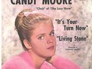 CANDY MOORE--PICTURE SLEEVE + 45--(IT'S YOUR TURN NOW)---PS--PIC--SLV