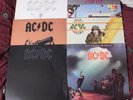 Set of 6 AC/DC Vinyl LP Records / Back in Black, Dirty Deeds, High Voltage +more