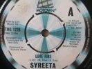 MOTOWN TMG 1228 SYREETA LOVE FIRE ( VERY RARE )